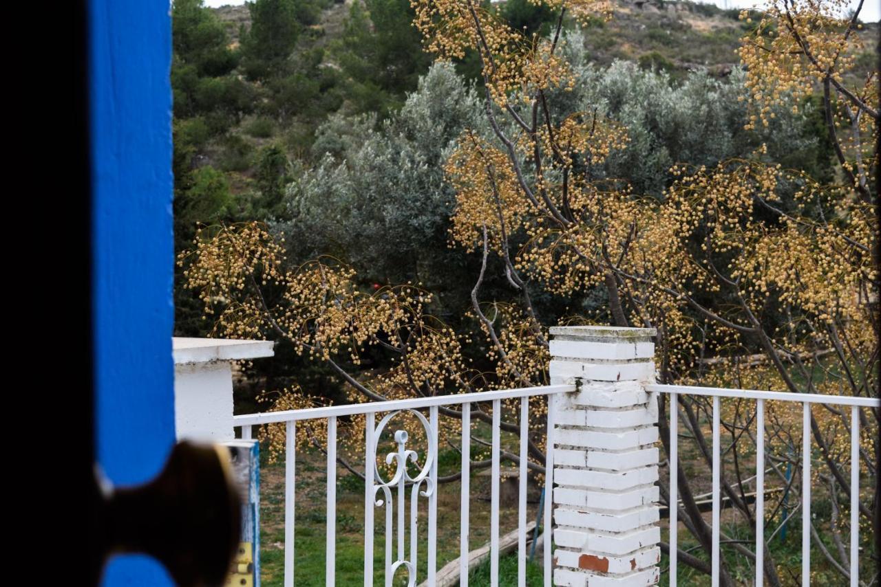 La Casa De Las Burbujas Azules Caspe Buitenkant foto